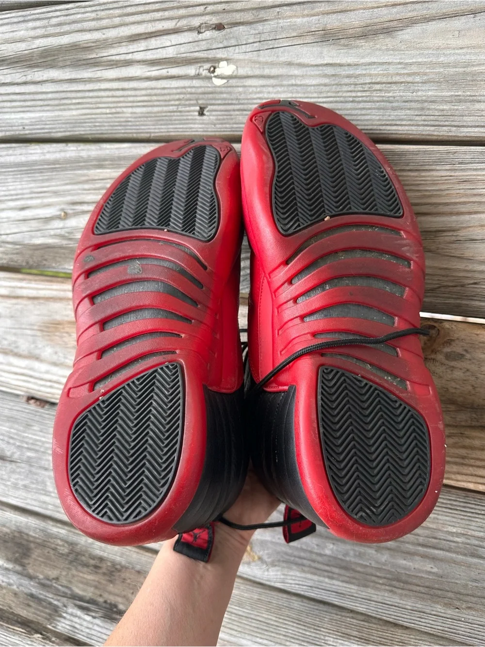 2016 Air Jordan 12 Retro “Flu Game” Black/Varsity Red Men’s Size 14